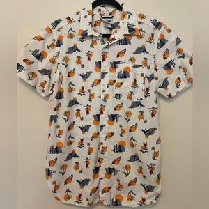 North Face Hawaiian Collared Shirt